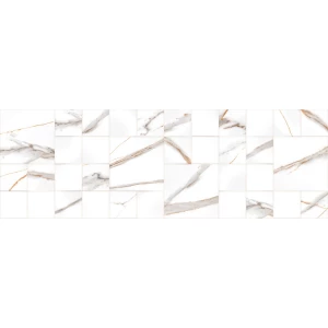 Плитка настенная Primavera Signorina Gold Decor 02 carving DC15-02 90х30 см