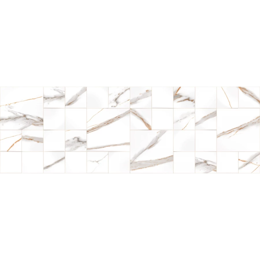 Плитка настенная Primavera Signorina Gold Decor 02 carving DC15-02 90х30 см