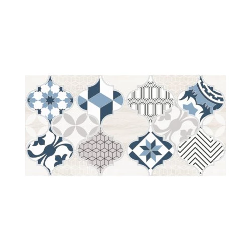 Декор 2 Lasselsberger Ceramics Мореска синий 40*20 см