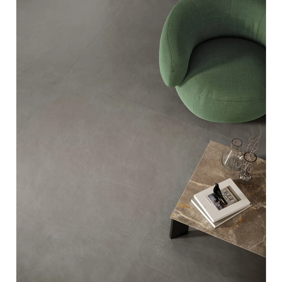 Керамогранит Atlas Concorde Rinascente Resin Smoke Matt Rett матовый серый 610010005610 160х80 см