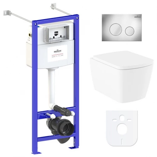 Унитаз Lavinia Boho Relfix Aveo Rimless 77050210 (комплект 6 в 1)