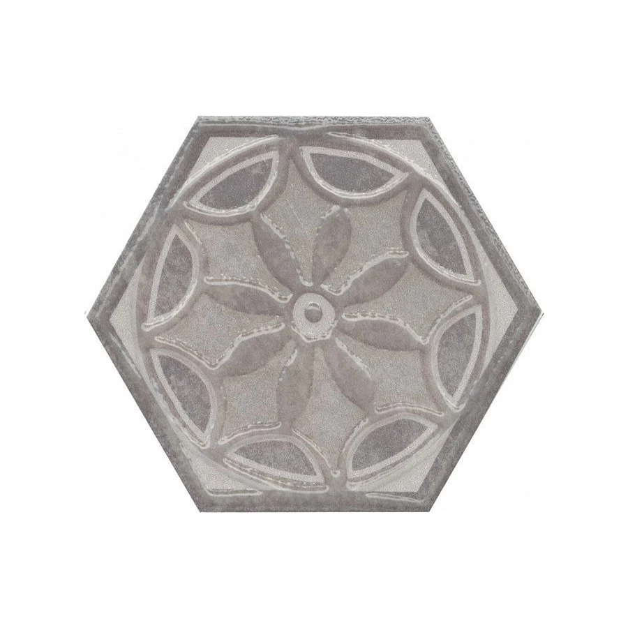 Вставка Kerama Marazzi Тюрен серый 12х10,4 см