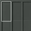 Плитка настенная Mutina Мотиво Грапхите / Motivo Graphite матовая серая BOV07 28х14 см