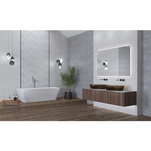 Керамическая плитка Kerlife Luce Perla 49 серая 63х31.5 см