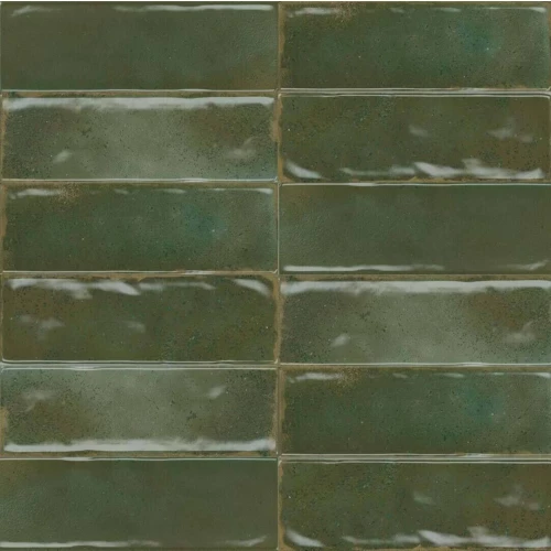 Плитка настенная EL Barco Vogue Musgo глянцевая зеленая 20x6,5 см