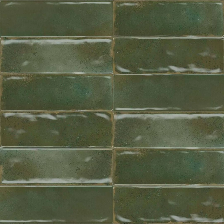 Плитка настенная EL Barco Vogue Musgo глянцевая зеленая 20x6,5 см