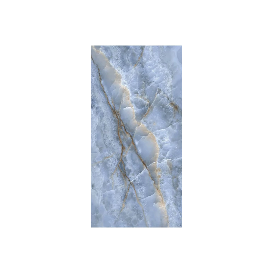 Керамогранит Ascale Onice Blue Bookmatch A polished 320х160х0,6 см