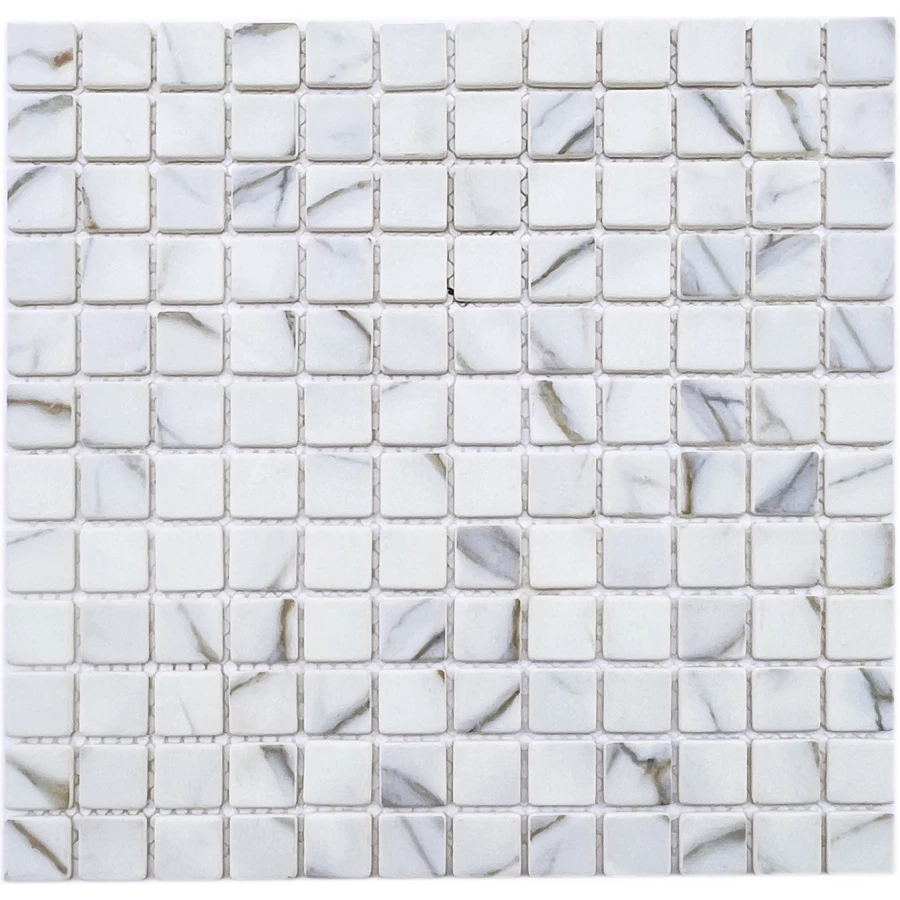 Мозаика Pixel mosaic Soft Touch из стекла чип 23x23 мм сетка PIX759 300х300x4 мм