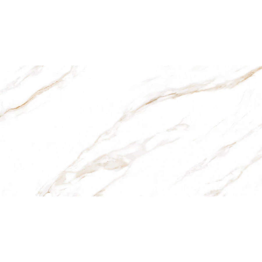 Керамогранит Ceradim Calacatta Regal Gold белый Полированный 120х60 см