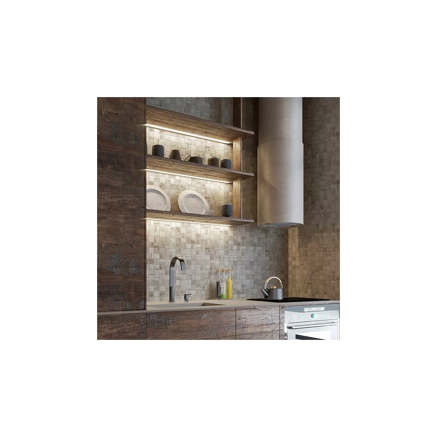 Мозаика Bonaparte Керамогранитная мозаика Wooden Light 48х48 матовая бежевая 30,6х30,6 см