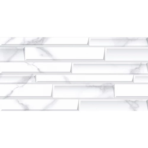 Керамическая плитка Kerlife Calacatta Bianco Bricks Rel 33 63х31,5 см