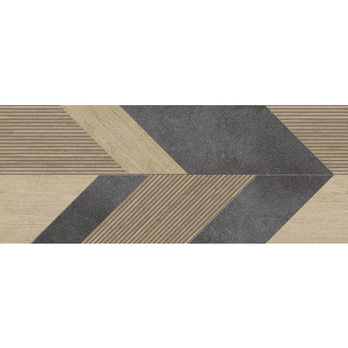 Плитка настенная Porcelanosa Gent Stone 3D Arce матовая коричневая 100337299 150х59,6 см