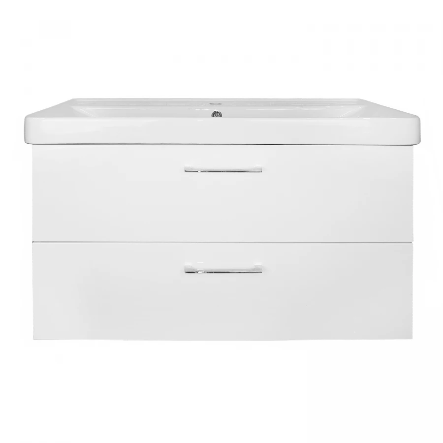 Комплект Azario тумба Ника 90 подвесная с раковиной Monte 90 белый матовый CS00089922 91.5х48.5х57 см