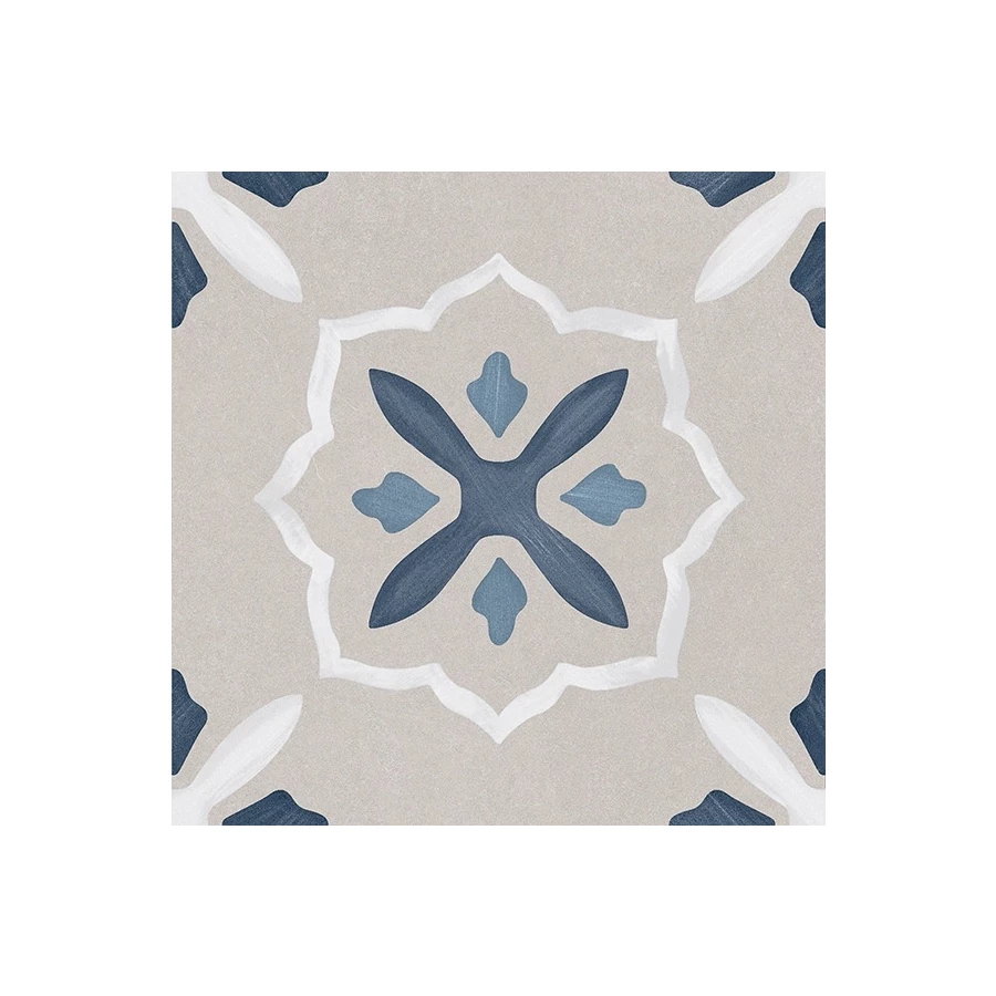 Керамогранит Motto Velvet Gris Decor 1 матовый серый N100187 20x20 см