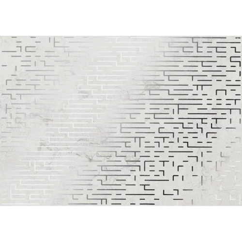 Плитка настенная Axima Риоса D1 Декор глянцевая серая 40х28 см