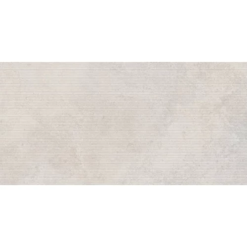 Керамогранит Refin Etherea Stripe White 3D матовый белый RL26 120х60 см