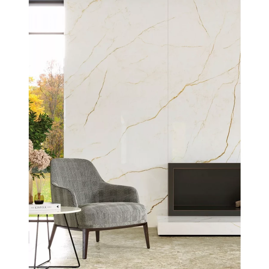 Керамогранит Atlas Concorde Forte Dei Marmi Quark Sahara Blanc Matt Rett матовый белый 610010002847 160х80 см