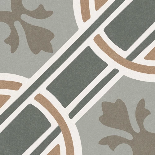 Керамогранит Motto Monotone Juniper Decor Matt матовый зеленый N100101 20x20 см