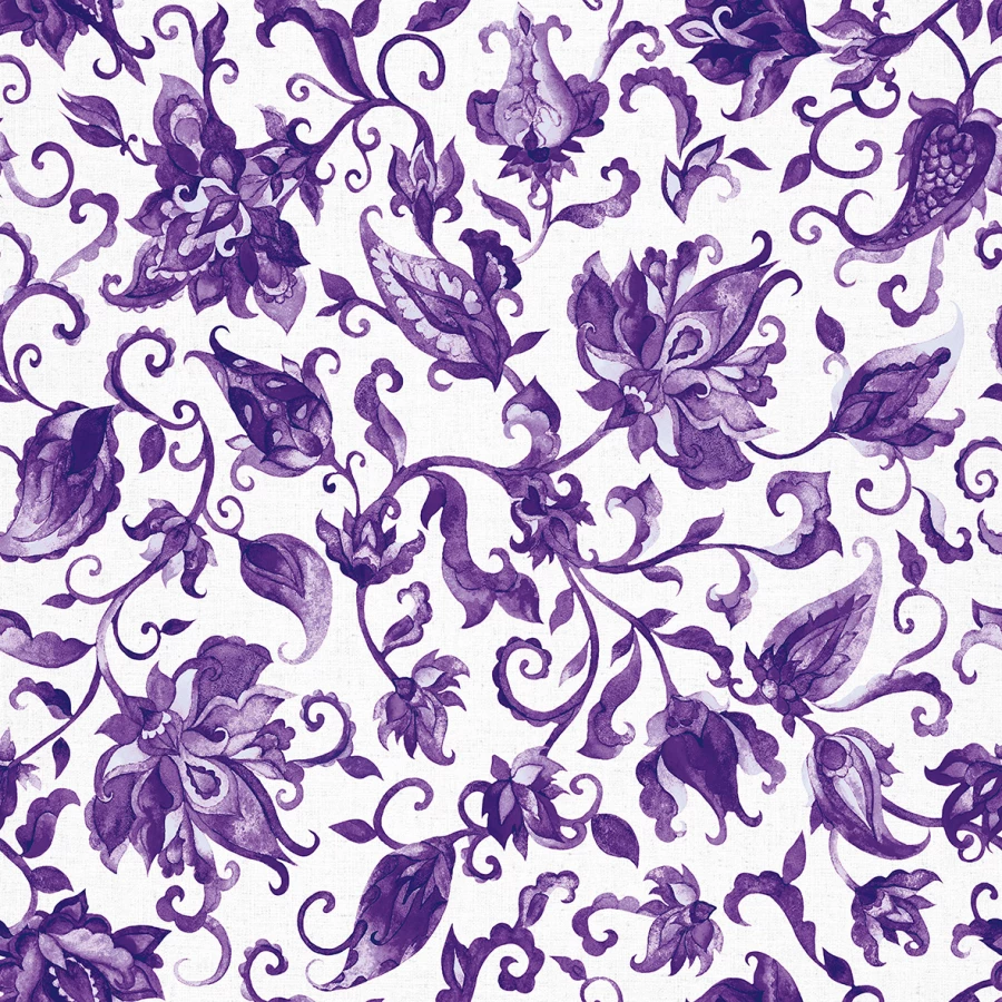Обои флизелиновые Marburg Glööckler Pompöös Provence фиолетовые 35640 0,53х10,05 м