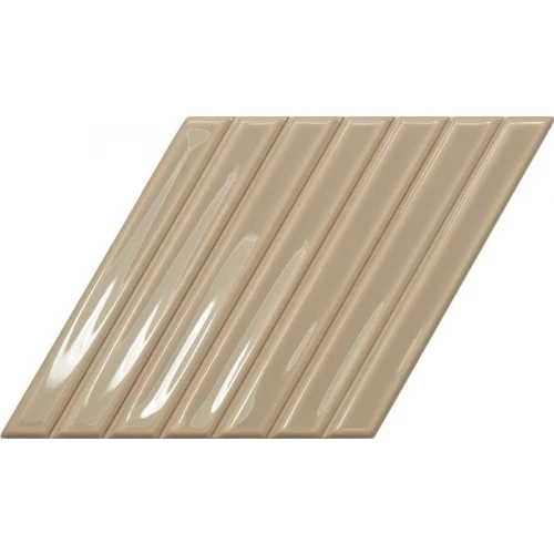 Плитка настенная WOW Spike Bars B Greige глянцевая бежевая 135021 25,9х15 см