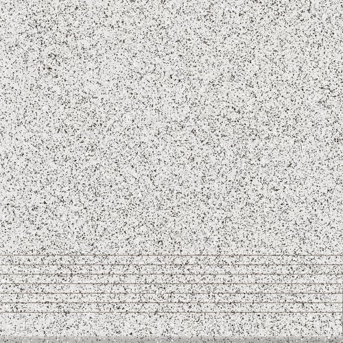 Ступень из керамогранита Cersanit Милтон Milton матовая светло-серая ML4A523 29,8х29,8 см