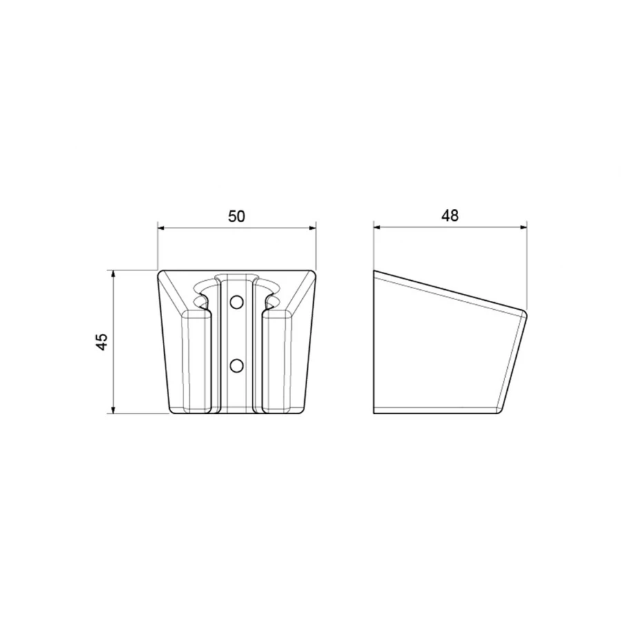 Держатель ручного душа Aquatek матовый черный AQ2402MB