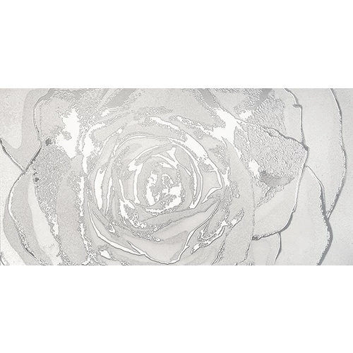 Керамогранит Ceramiche Brennero Dec.Omnia white silver белый 60х120 см