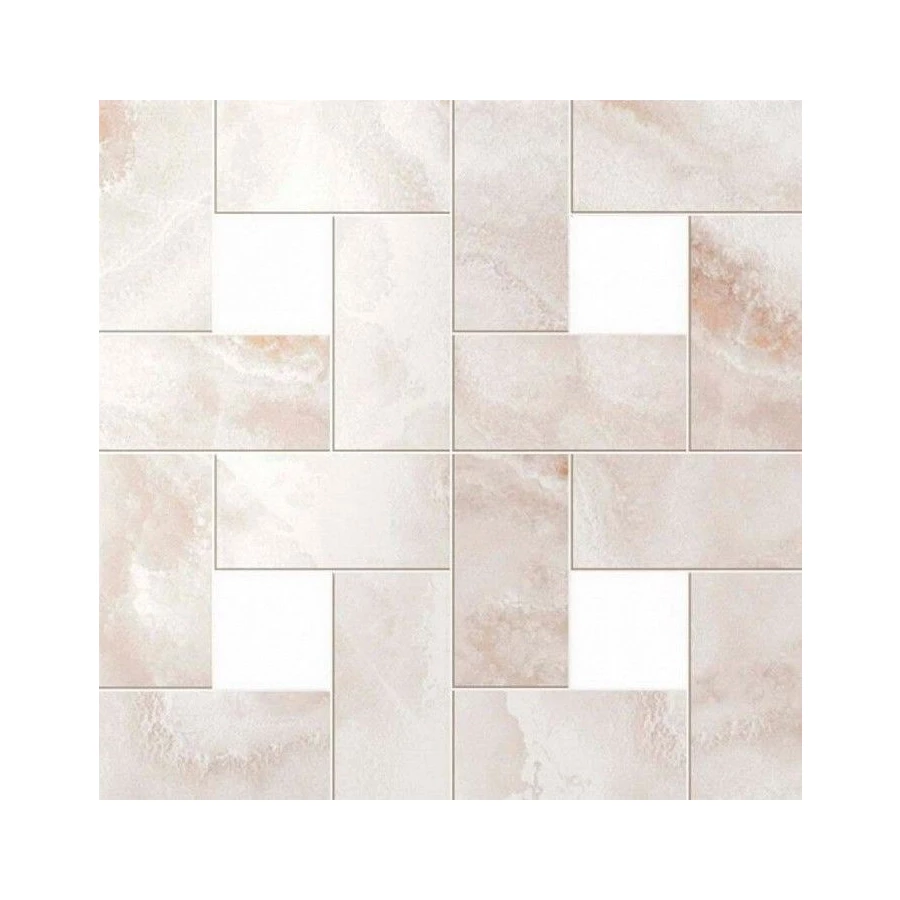 Керамогранит Atlas Concorde Супернова Оникс Пьюр Вайт Мозаика Лап 610110000085 45х45 см