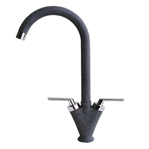 Смеситель для кухонной мойки MixLine ML-GS08 529279 серый