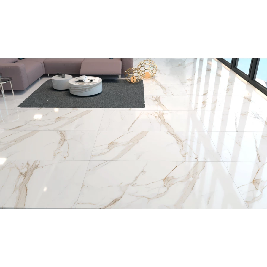Керамогранит Azario Bianca White Glossy F3010821120G 120х60 см