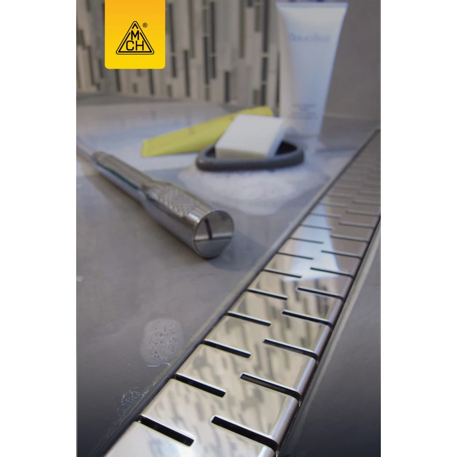 Душевой лоток Creto Snake с решеткой хром CRE-1050 SH-50 105 см