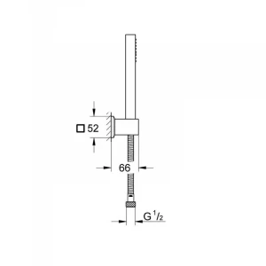 Душевой набор Grohe Euphoria Cube plus 27889000
