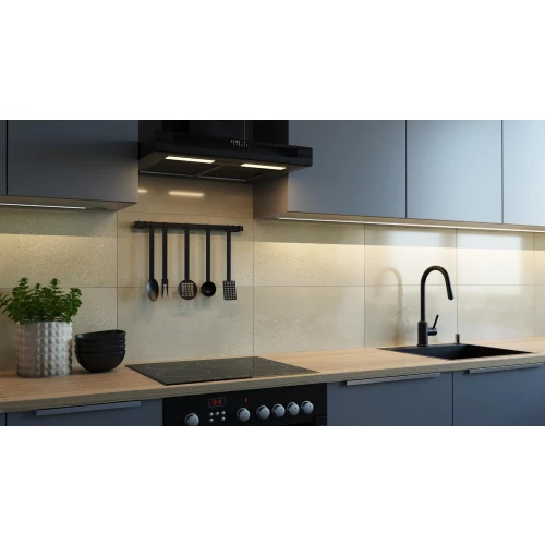 Керамогранит Kerranova Manhattan Silver Sugar-эффект K-592/СR 60x30 см