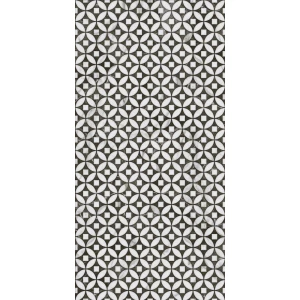 Декор Kerama Marazzi Коррер 2 обрезной глянцевый черно-белый VT/A639/11000R 60x30 см