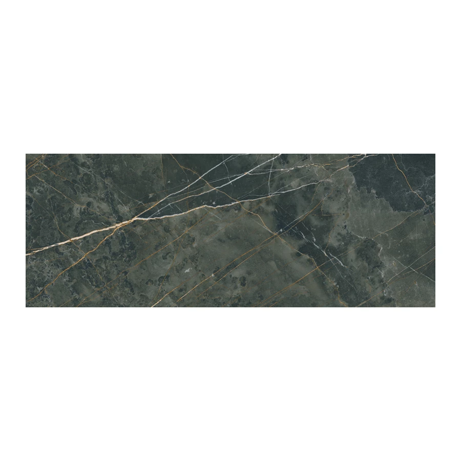 Керамогранит Porcelanite Dos 1320 Pulido Rectificado Negro глянцевый черный PD61554 128х48 см