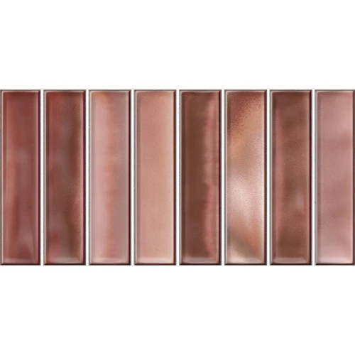 Плитка настенная EL Barco Alba Coral глянцевая розовая 30x15 см