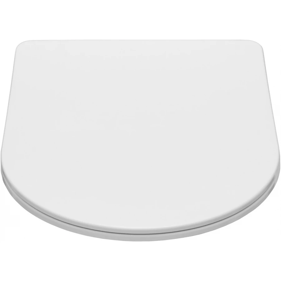 Унитаз подвесной безободковый Creto Logan L5 с крышкой сиденьем микролифт белый 1005-001-L1W