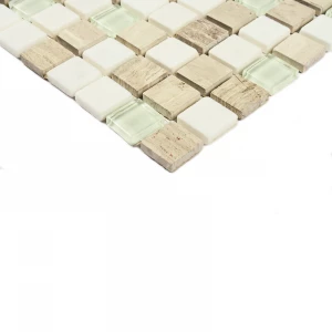 Мозаика Bonaparte Каменная мозаика Comfort 15х15 матовая белая 30,5х30,5 см