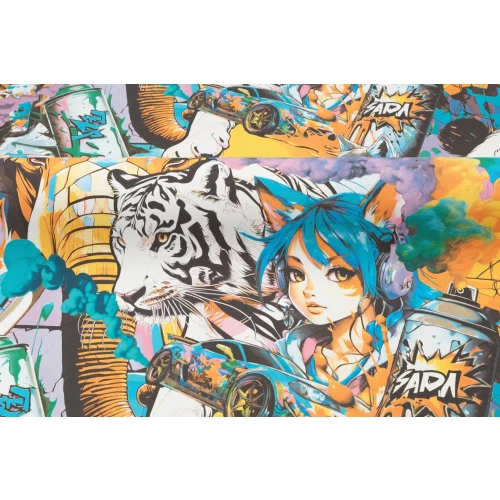 Обои флизелиновые Palitra Home Anime HomeColor бирюзовые HC72283-63 1,06х10,05 м