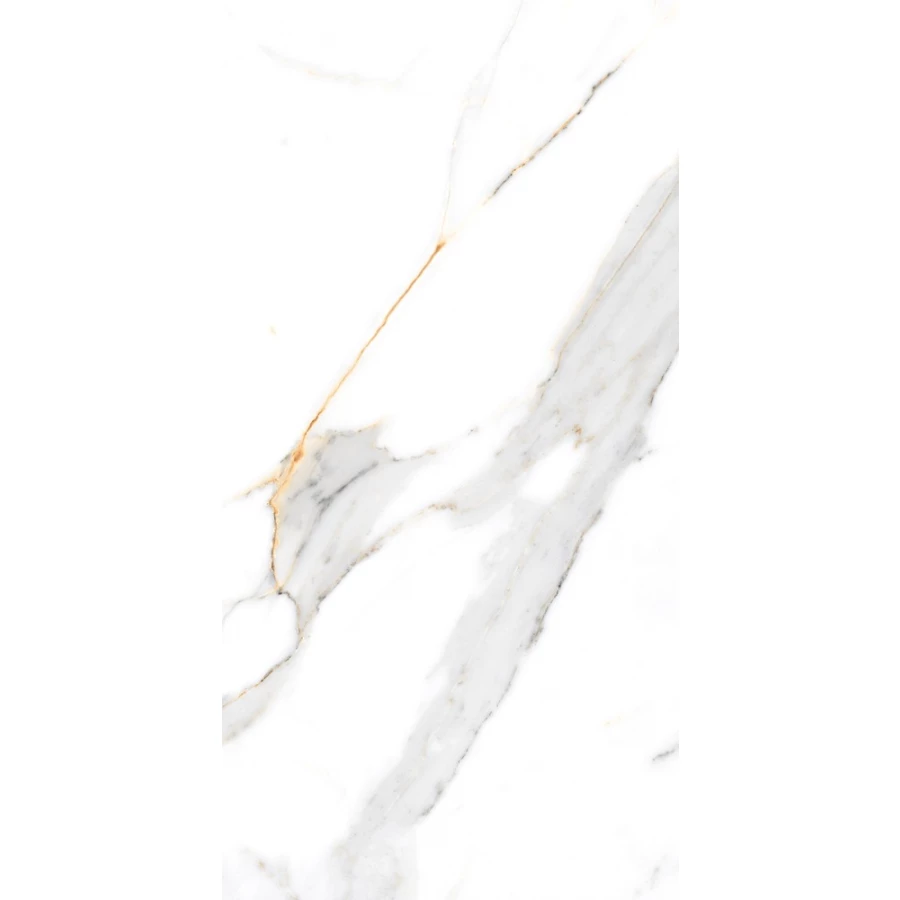 Керамогранит Belleza Elite Statuario глянцевый белый 120х60 см