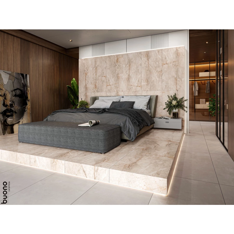 Керамогранит Buono Stones Lester Beige Mat матовый бежевый S4430M 120х60 см