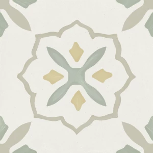 Керамогранит Harmony Peronda Llevant Taupe Cross LT матовый бело-зеленый 3386040463 22,3х22,3 см