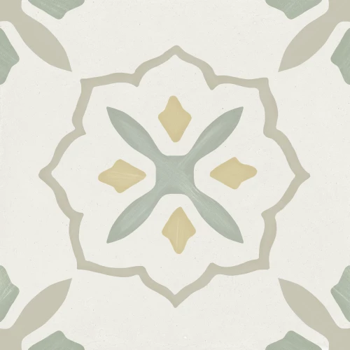 Керамогранит Harmony Peronda Llevant Taupe Cross LT матовый бело-зеленый 3386040463 22,3х22,3 см