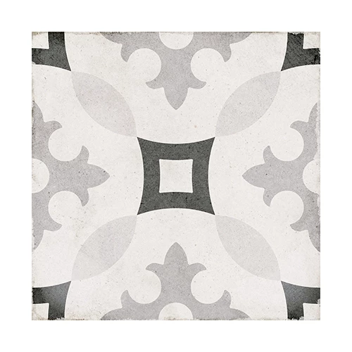 Керамогранит Equipe Ар Нуво Карлсплатз Греы / Art Nouveau Karlsplatz Grey матовый серый 24417 20х20 см