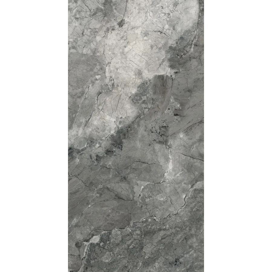 Керамогранит Vitra MarbleSet Иллюжн Лаппато R9 темно-серый 60х120 см