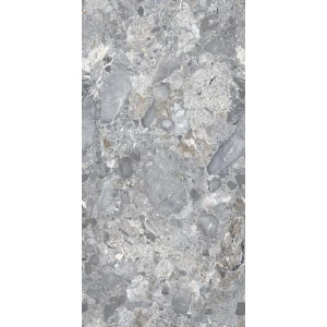 Керамогранит Seratonia Glossy Smoke Nero темно-серый 120х60 см