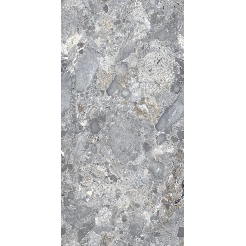 Керамогранит Seratonia Glossy Smoke Nero темно-серый 120х60 см