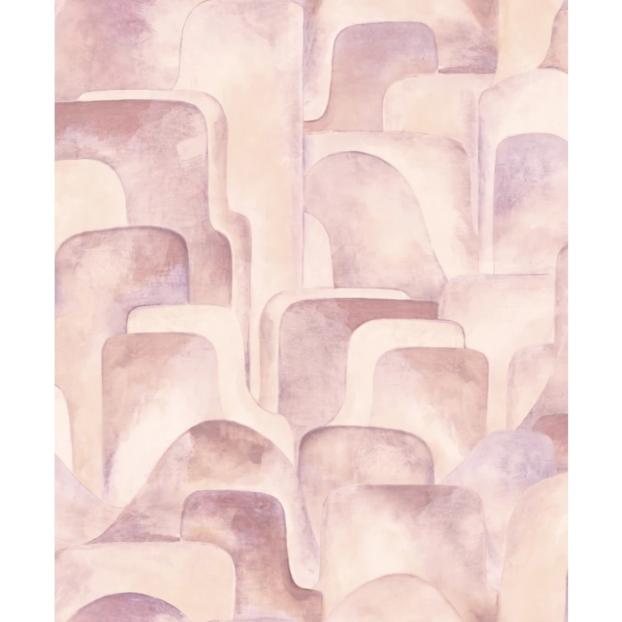 Обои флизелиновые Zambaiti Parati Savana розовые 77537 0,53х10,05 м