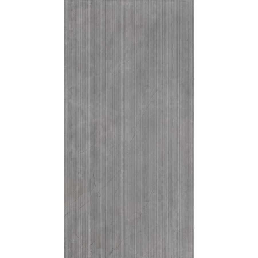 Керамогранит Realistik Fog Gris Linear Stonelo Carving 120х60 см