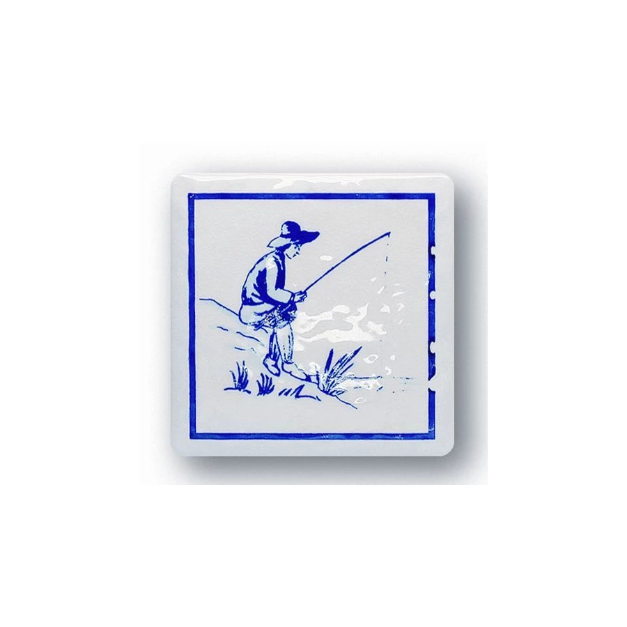 Декор Tubadzin D-Majolika Haga1D рыбак 13373041 11,5х11,5 см